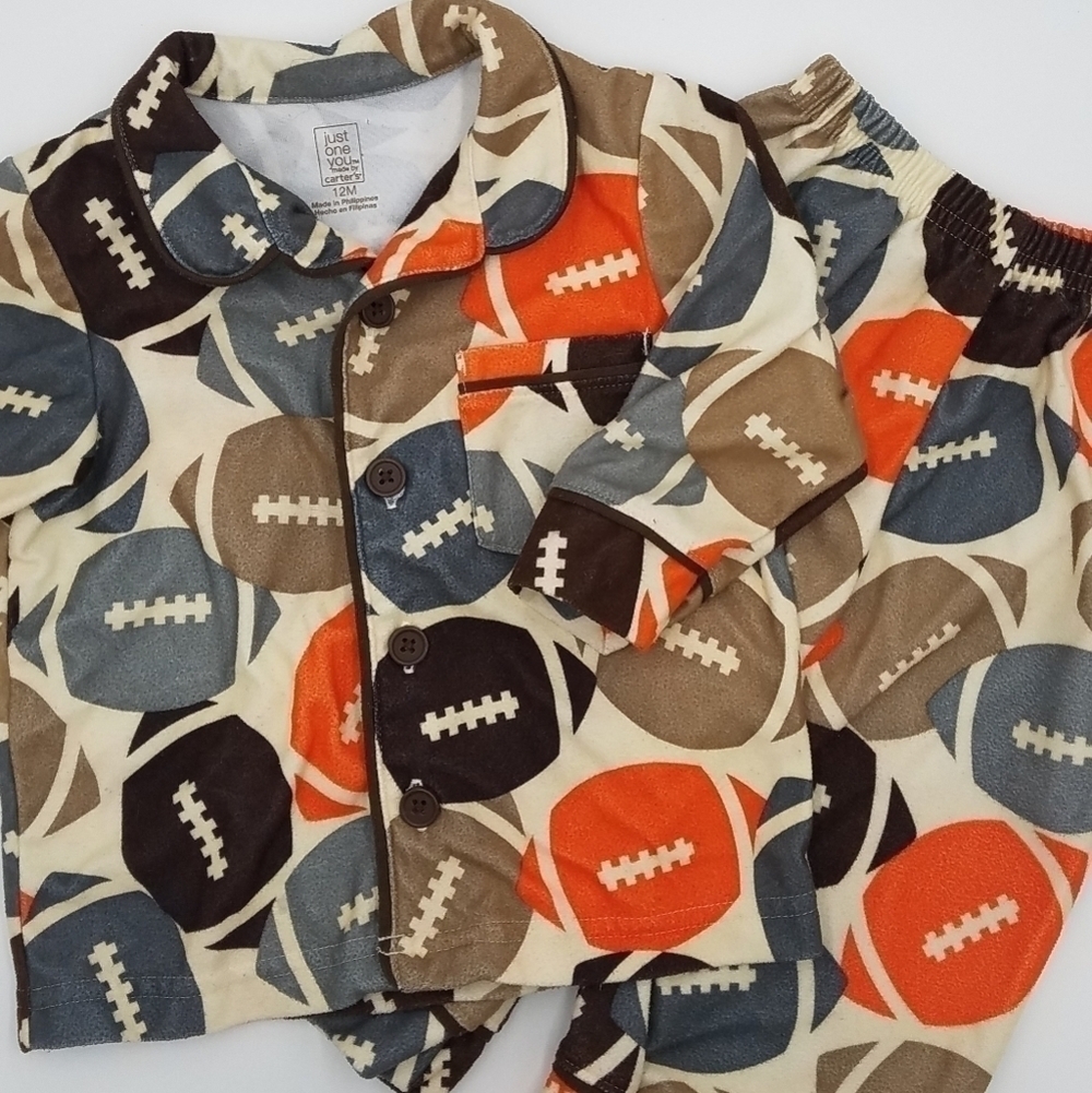 Carter's Football PJ Set 12m